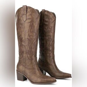 Brown Western Cowboy Boots
